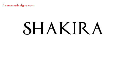Regal Victorian Name Tattoo Designs Shakira Graphic Download