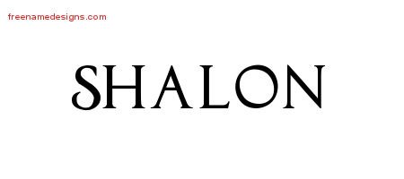 Regal Victorian Name Tattoo Designs Shalon Graphic Download