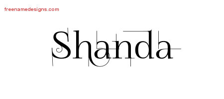Decorated Name Tattoo Designs Shanda Free