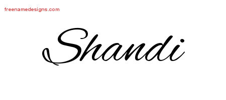 Cursive Name Tattoo Designs Shandi Download Free