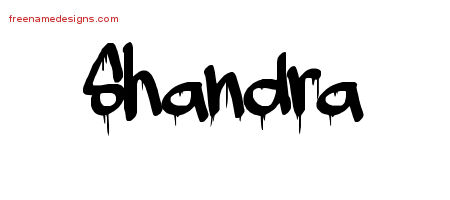 Graffiti Name Tattoo Designs Shandra Free Lettering