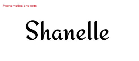 Calligraphic Stylish Name Tattoo Designs Shanelle Download Free