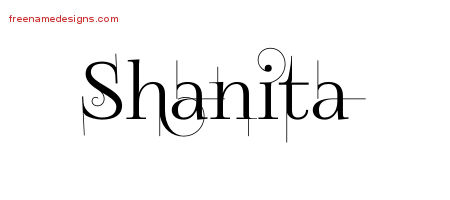 Decorated Name Tattoo Designs Shanita Free