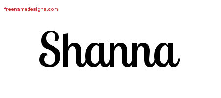 shanna – Free Name Designs
