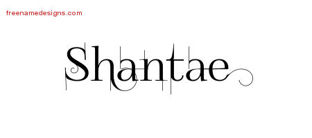 Decorated Name Tattoo Designs Shantae Free
