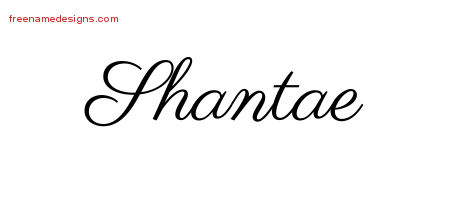 Classic Name Tattoo Designs Shantae Graphic Download