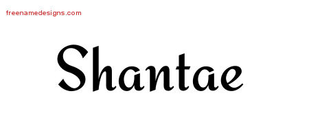 Calligraphic Stylish Name Tattoo Designs Shantae Download Free