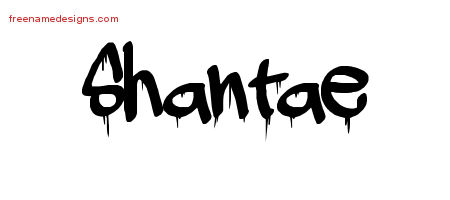 Graffiti Name Tattoo Designs Shantae Free Lettering