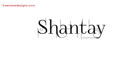 Decorated Name Tattoo Designs Shantay Free