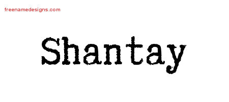 Typewriter Name Tattoo Designs Shantay Free Download