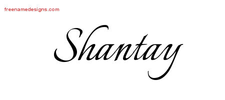 Calligraphic Name Tattoo Designs Shantay Download Free
