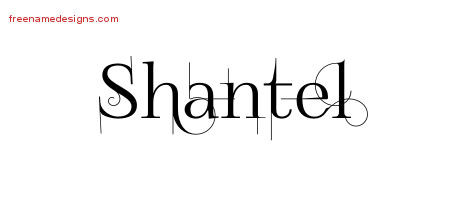 Decorated Name Tattoo Designs Shantel Free