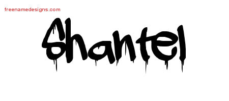 Graffiti Name Tattoo Designs Shantel Free Lettering