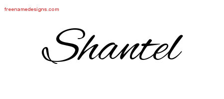Cursive Name Tattoo Designs Shantel Download Free