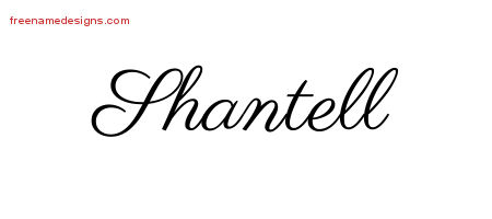 Classic Name Tattoo Designs Shantell Graphic Download