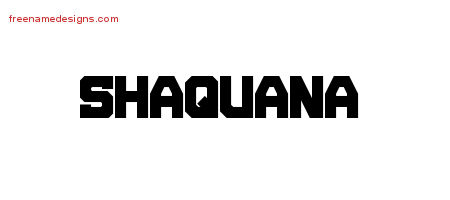 Titling Name Tattoo Designs Shaquana Free Printout