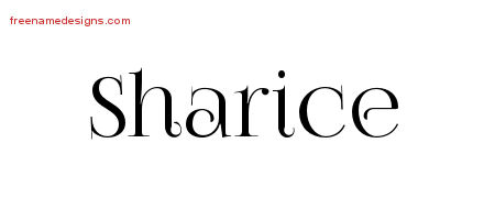 Vintage Name Tattoo Designs Sharice Free Download