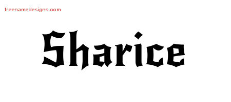 Gothic Name Tattoo Designs Sharice Free Graphic Gothic Name Tattoo Designs Sharice Free Graphic