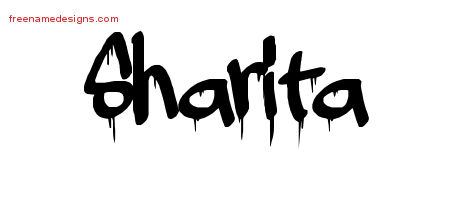 Graffiti Name Tattoo Designs Sharita Free Lettering