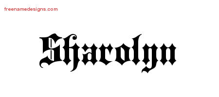 Old English Name Tattoo Designs Sharolyn Free Old English Name Tattoo Designs Sharolyn Free