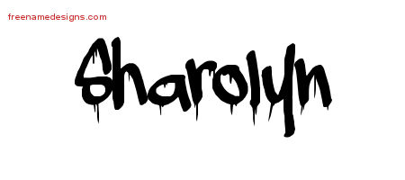 Graffiti Name Tattoo Designs Sharolyn Free Lettering