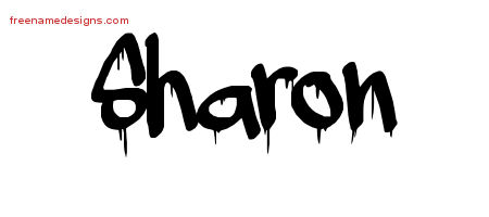 Graffiti Name Tattoo Designs Sharon Free Lettering