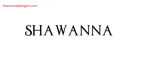 Regal Victorian Name Tattoo Designs Shawanna Graphic Download