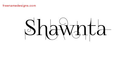 Decorated Name Tattoo Designs Shawnta Free