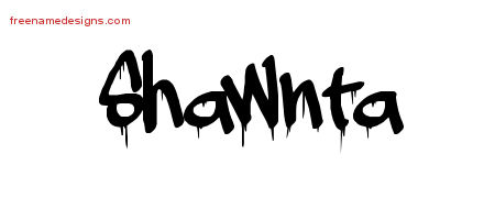 Graffiti Name Tattoo Designs Shawnta Free Lettering