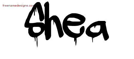 Graffiti Name Tattoo Designs Shea Free Lettering
