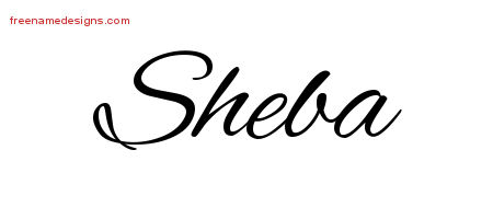 Cursive Name Tattoo Designs Sheba Download Free