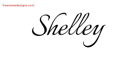 Calligraphic Name Tattoo Designs Shelley Download Free