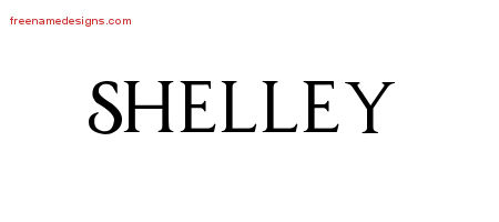 Regal Victorian Name Tattoo Designs Shelley Graphic Download