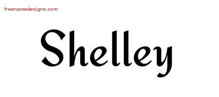 Calligraphic Stylish Name Tattoo Designs Shelley Download Free