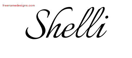 Calligraphic Name Tattoo Designs Shelli Download Free