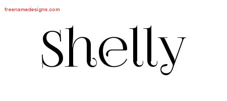 Vintage Name Tattoo Designs Shelly Free Download
