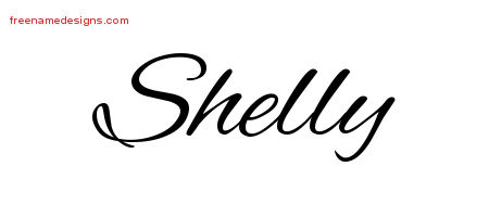 Cursive Name Tattoo Designs Shelly Download Free