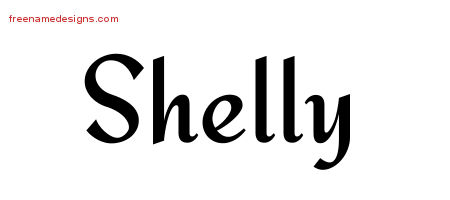 Calligraphic Stylish Name Tattoo Designs Shelly Download Free