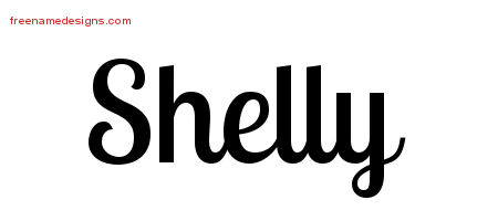 Handwritten Name Tattoo Designs Shelly Free Download