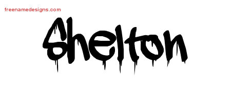 Graffiti Name Tattoo Designs Shelton Free