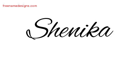 Cursive Name Tattoo Designs Shenika Download Free