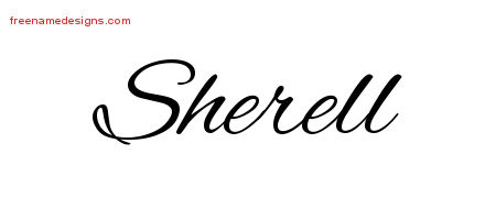 Cursive Name Tattoo Designs Sherell Download Free