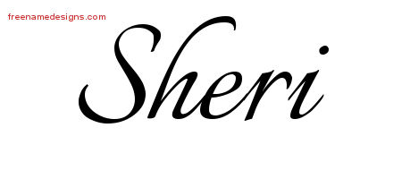 Calligraphic Name Tattoo Designs Sheri Download Free