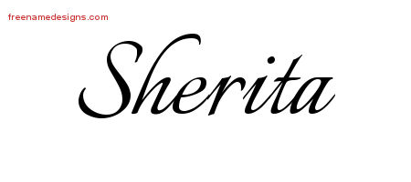 Calligraphic Name Tattoo Designs Sherita Download Free