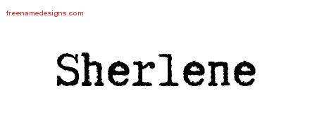 Typewriter Name Tattoo Designs Sherlene Free Download