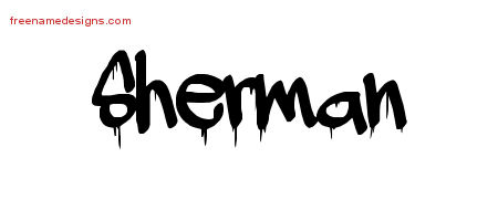 Graffiti Name Tattoo Designs Sherman Free