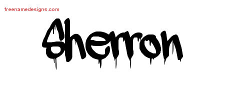 Graffiti Name Tattoo Designs Sherron Free Lettering