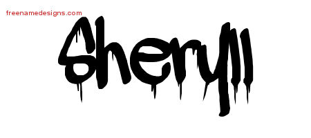 Graffiti Name Tattoo Designs Sheryll Free Lettering