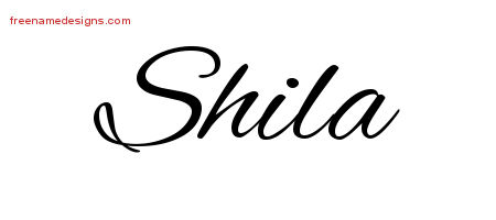 Cursive Name Tattoo Designs Shila Download Free
