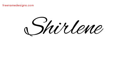 Cursive Name Tattoo Designs Shirlene Download Free
